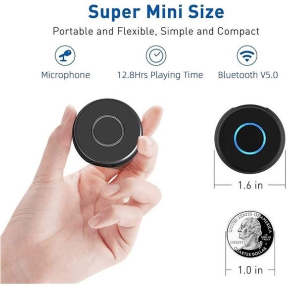 Bluetooth Aux Adapter forCar,Bluetooth 5.0 Receiver forCar,Wireless AudioAdapter - Picture 5 of 7